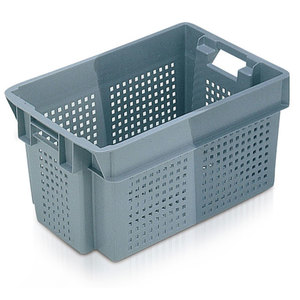 Cetoo Contenitore portaoggetti in plastica bianca 35L*4 con coperchio