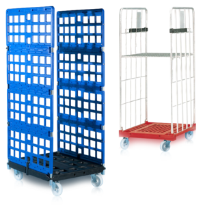 Carrelli industriali - Scaffali/supporto per vino, tè, birra a 2 livelli